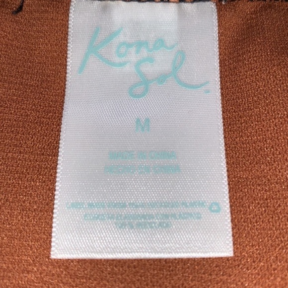 (M)- Kona Sol Women’s Medium Coverage High Waist Bikini Top/Bottom‎ - Picture 10 of 14